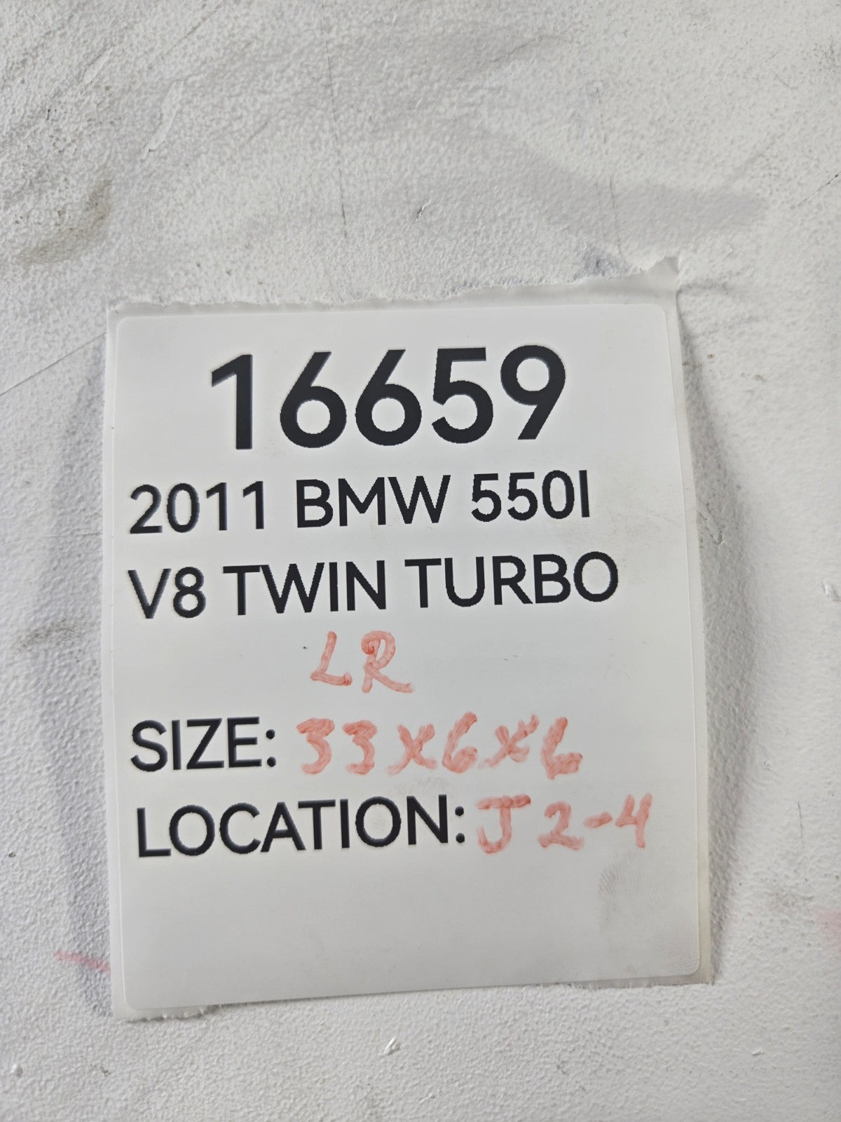 2010 2016 BMW 535i 550i Left Driver Side Rear Wheel Axle Shaft OEM 33207647027