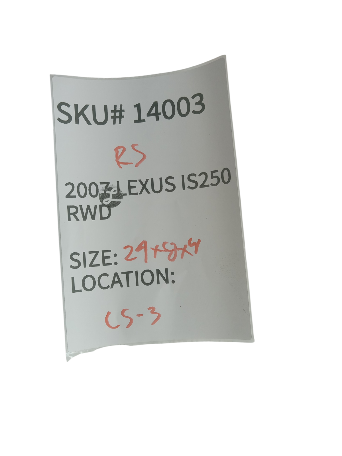 2007-2008 Lexus IS250 Right Windshield A Pillar Trim Cover OEM 14003