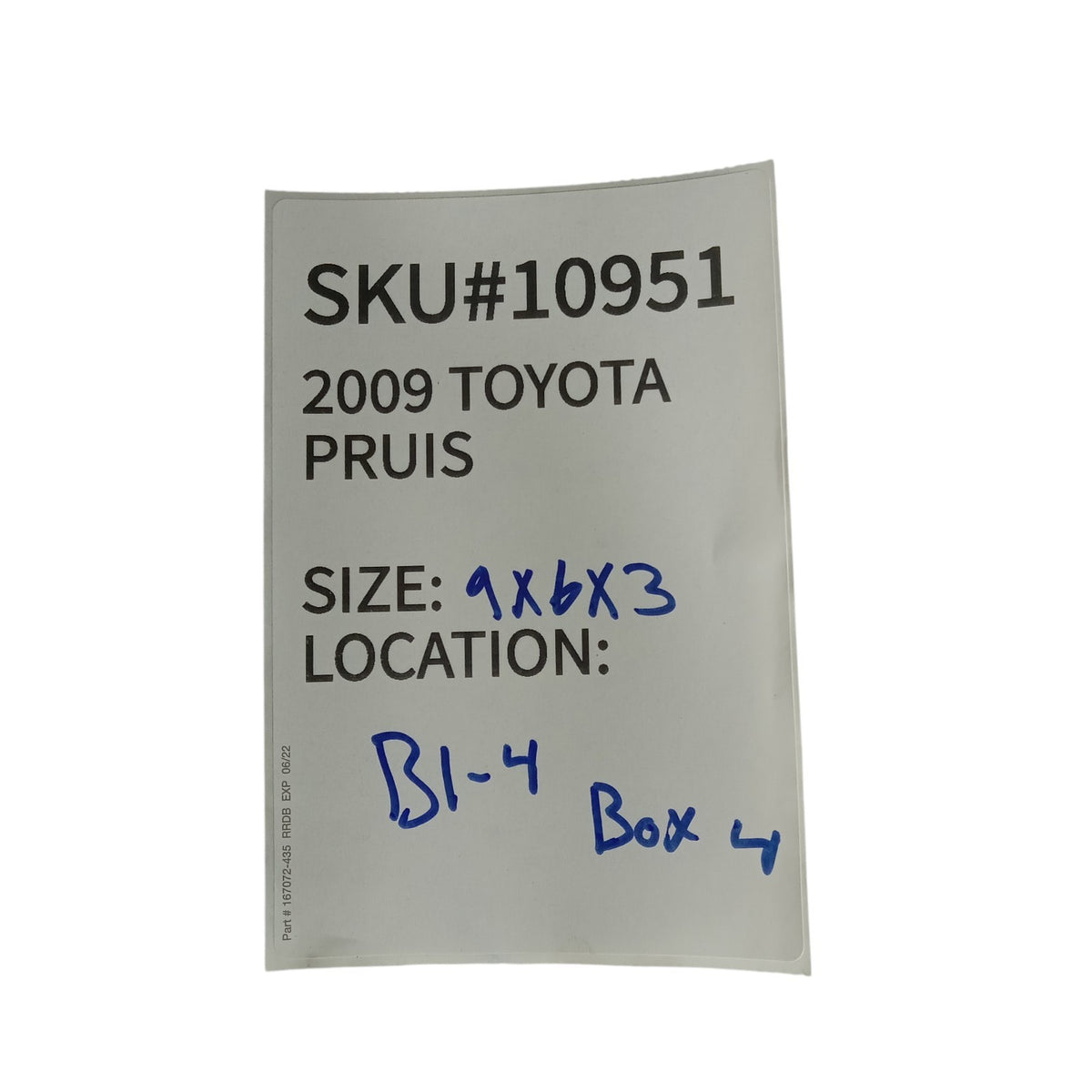 2004-2009 Toyota Prius Hood Release Pull Latch Lock Assembly OEM 10951