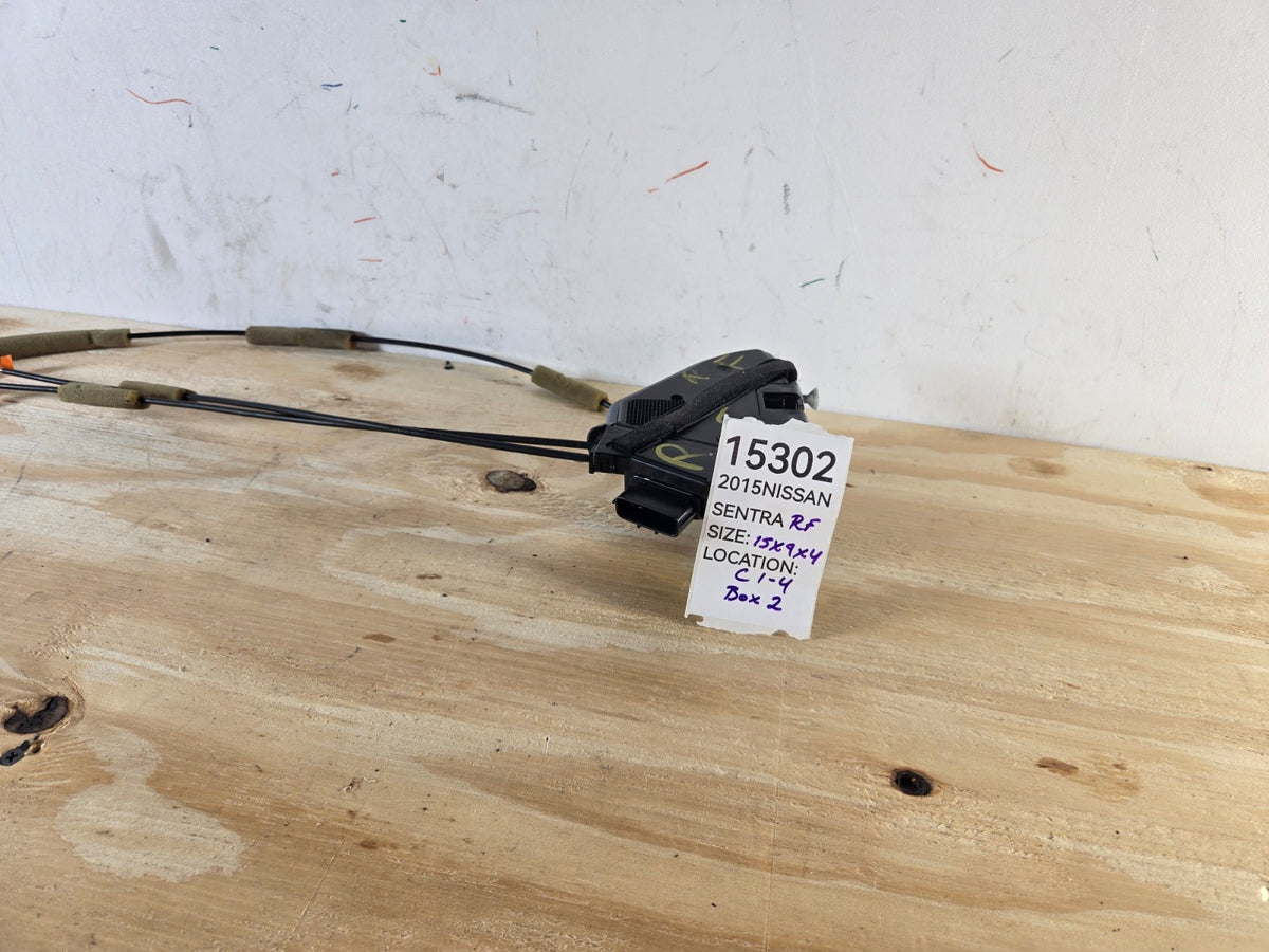 2013-2019 Nissan Sentra Right Front Door Lock Actuator Cables 805009AN0A OEM 302