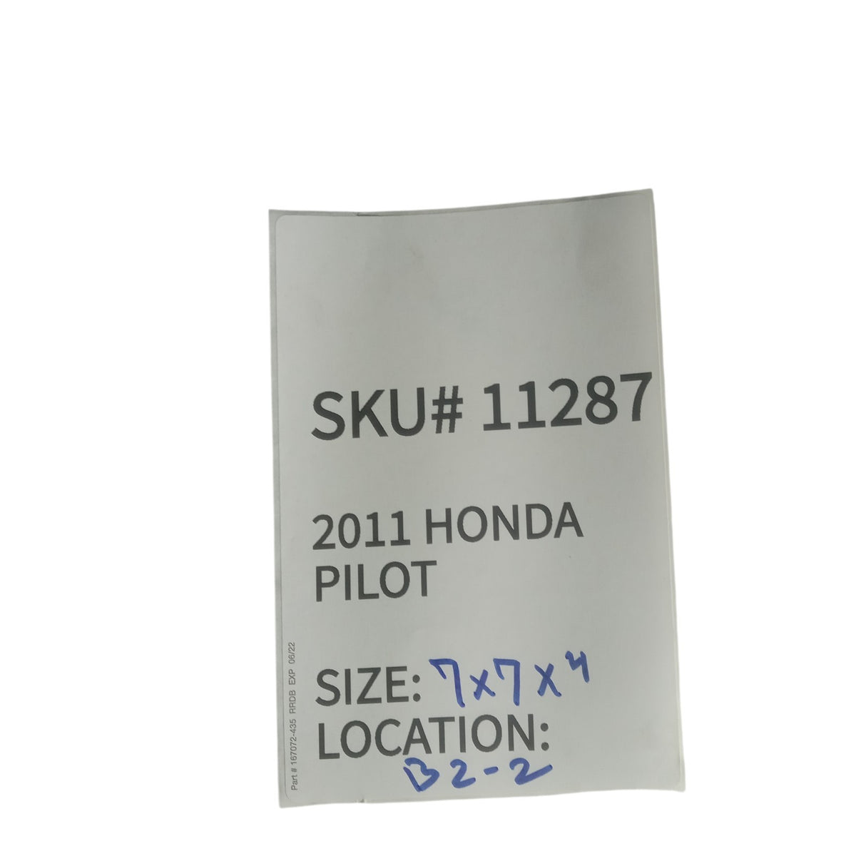 2009-2011 Honda Pilot Throttle Body Assembly OEM 11287
