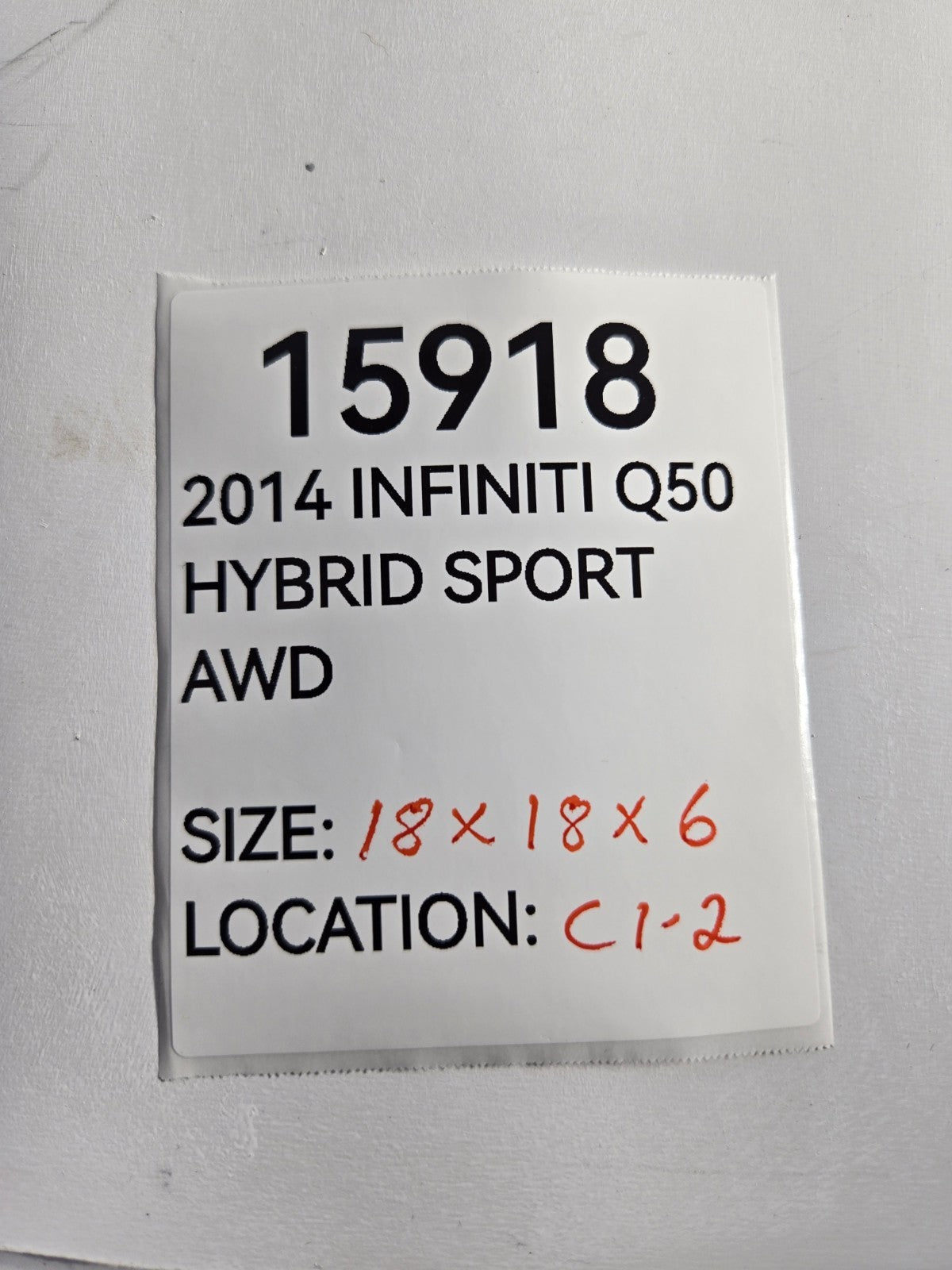 2014 2018 Infiniti Q Q50 Q70 Hybrid 3.5L Air Intake Manifold OEM 140101MG1A