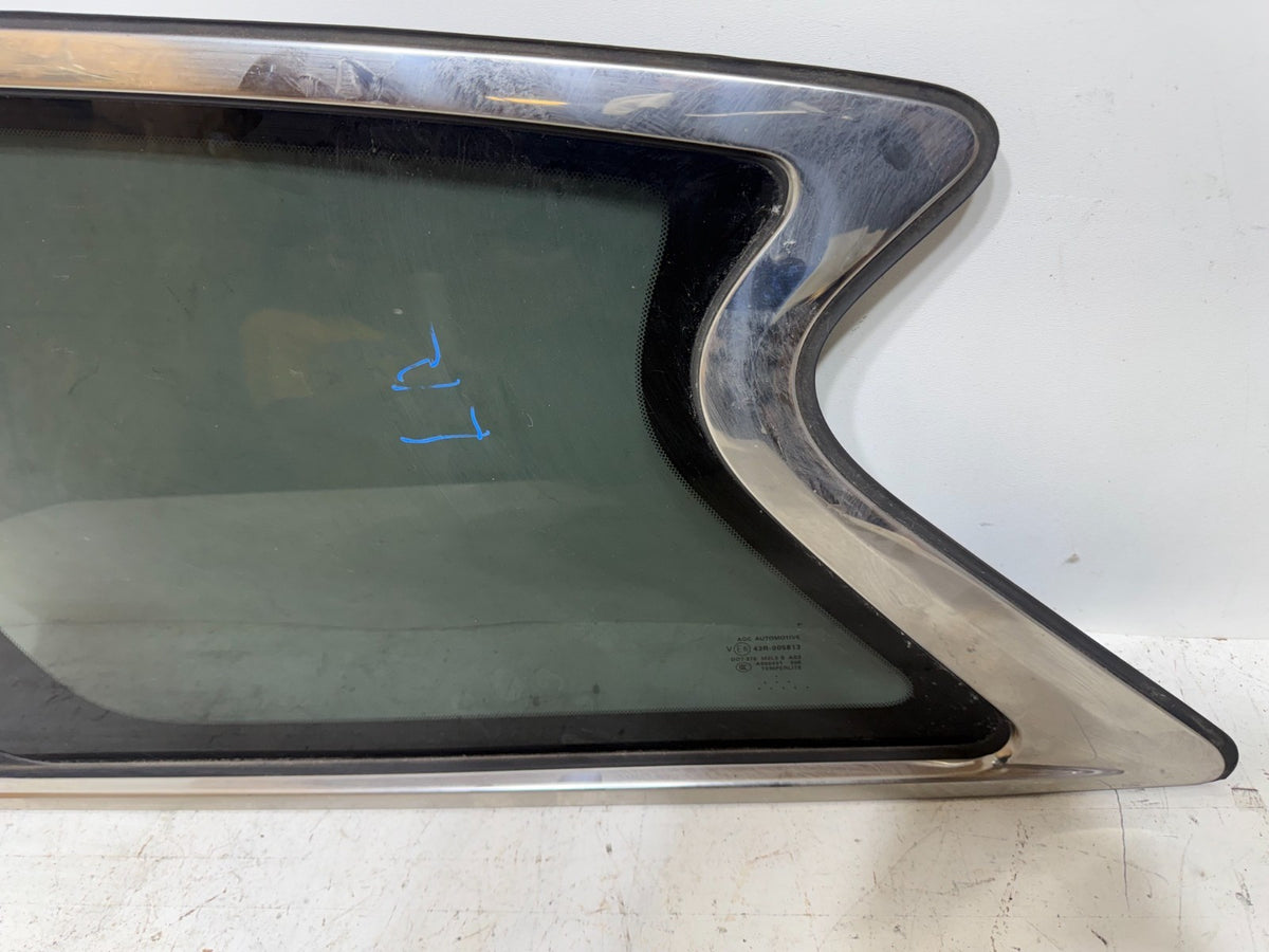 2013 Infiniti JX35 left driver side rear back quarter panel glass window OEM LR