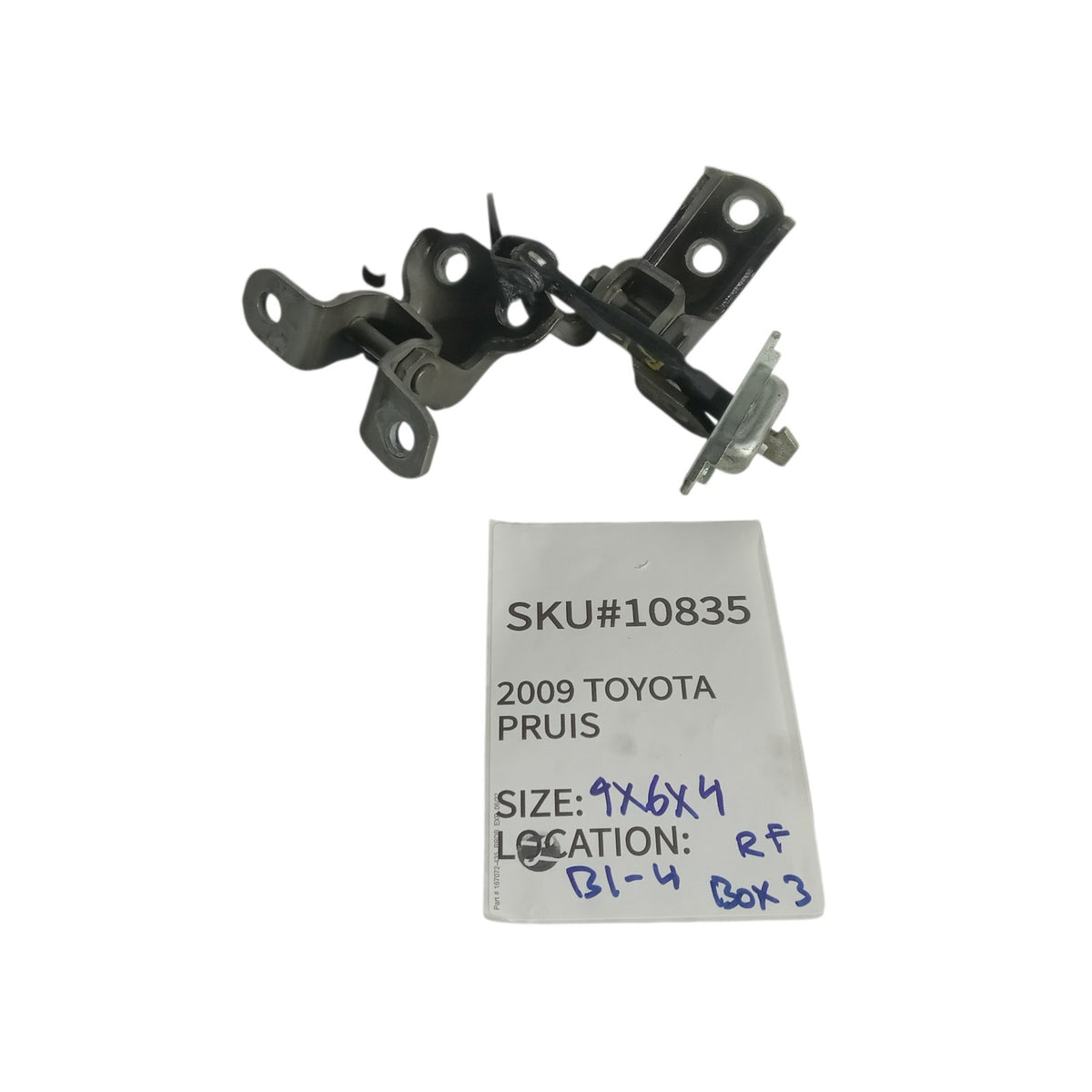 2004-2009 Toyota Prius Right Front Door Upper Lower Hinge Hinges Checker OEM 835