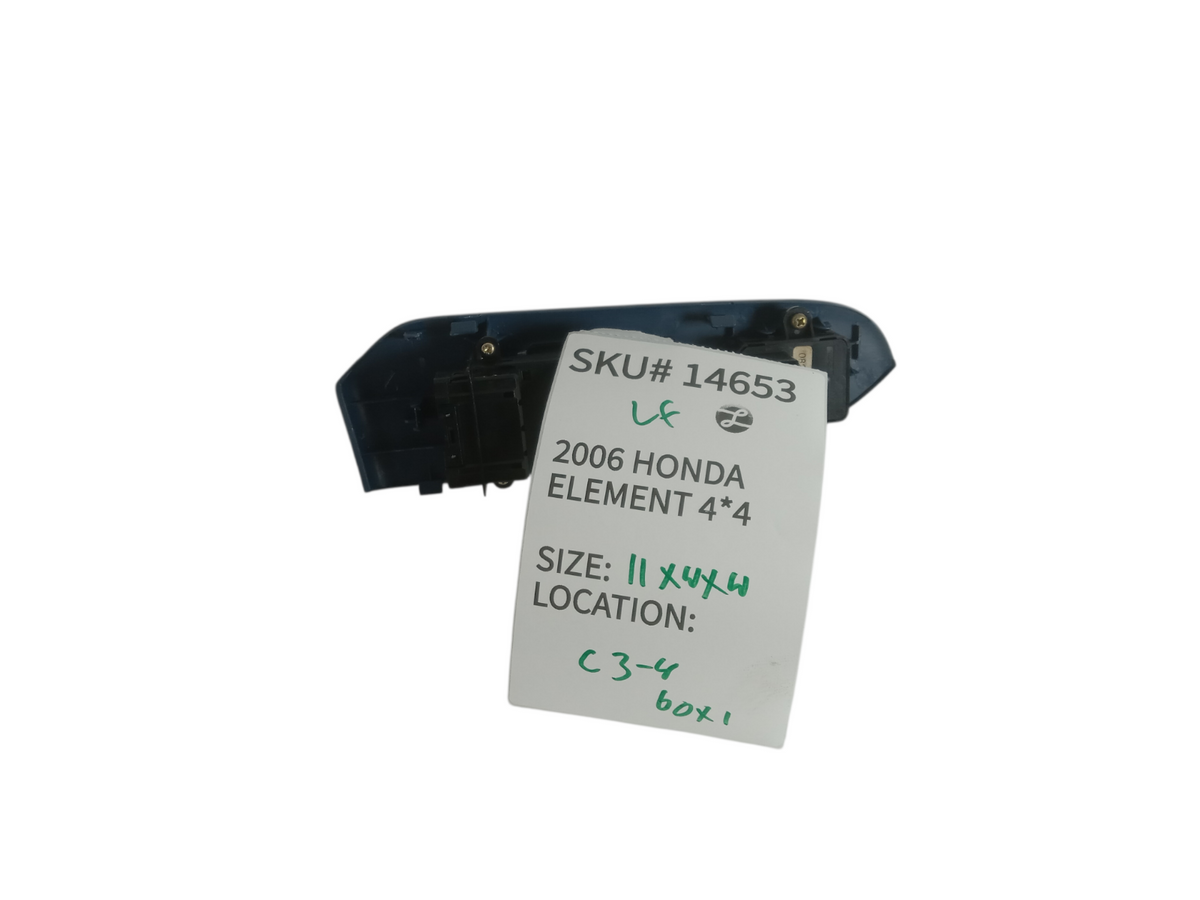 2003 2006 Honda Element Left Front Door Master Window Switch Blue OEM 14653