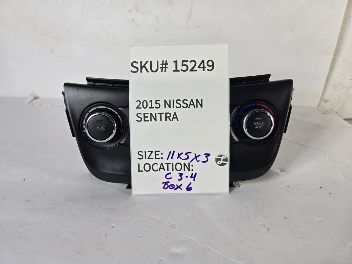 2015-2019 Nissan Sentra Dash Instrument A/C Temperature Control Switch OEM 15249