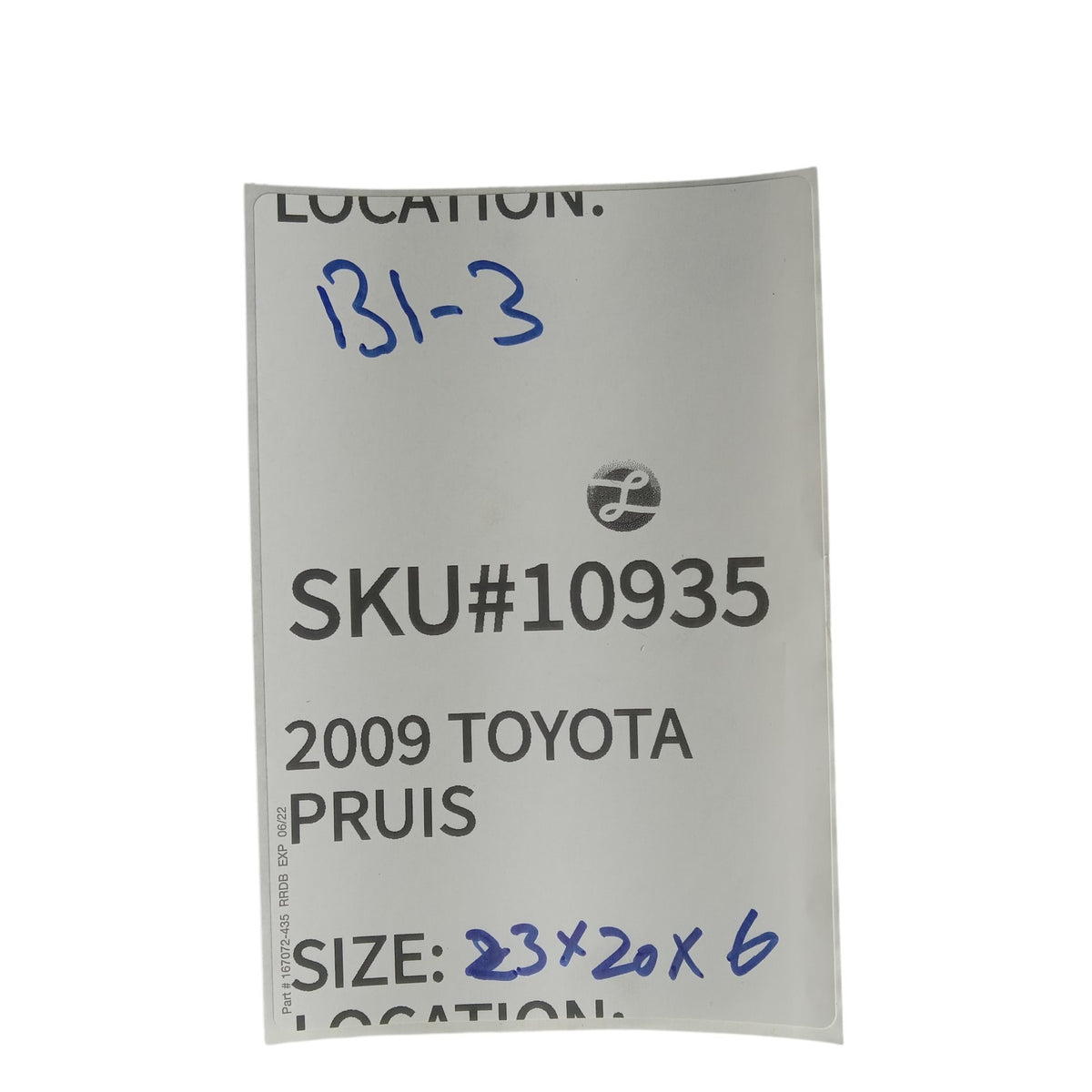 2004-2009 Toyota Prius Dash Instrument Left Side Lower Knee Bolster Trim OEM 935