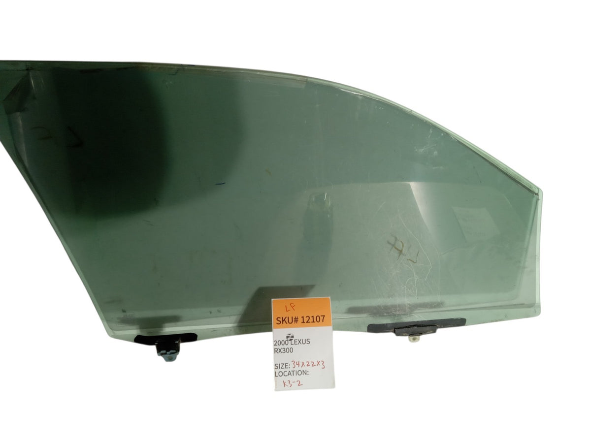 1999 2001 RX RX300 Left Dr Side Frt Door Window Glass Green Tint OEM 68102-48020