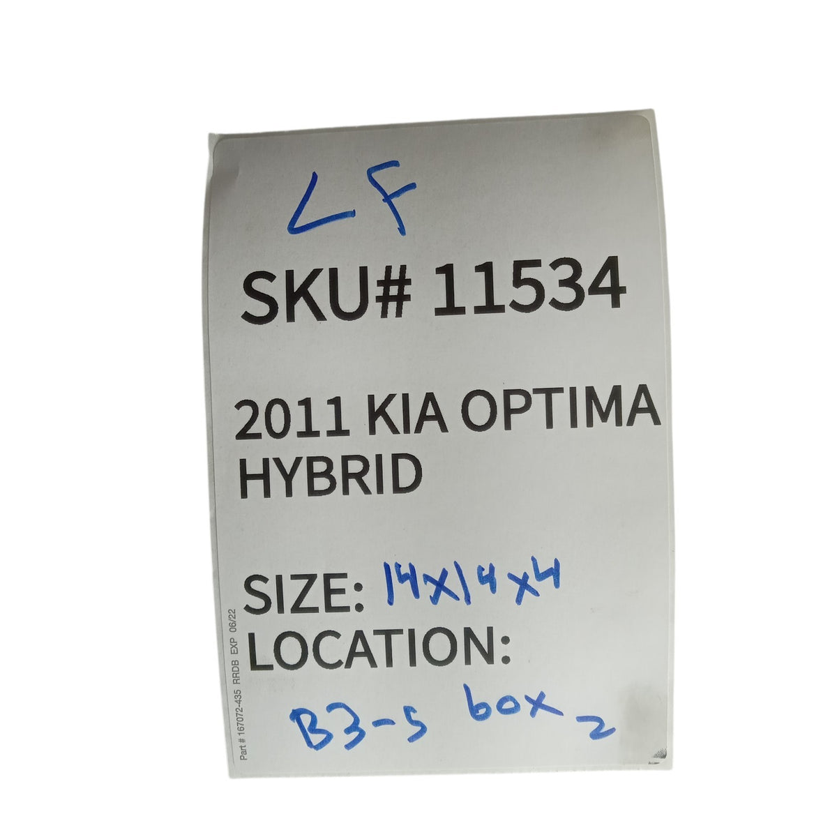 2011 Kia Optima Hybrid Engine Computer Unit ECU OEM 11534