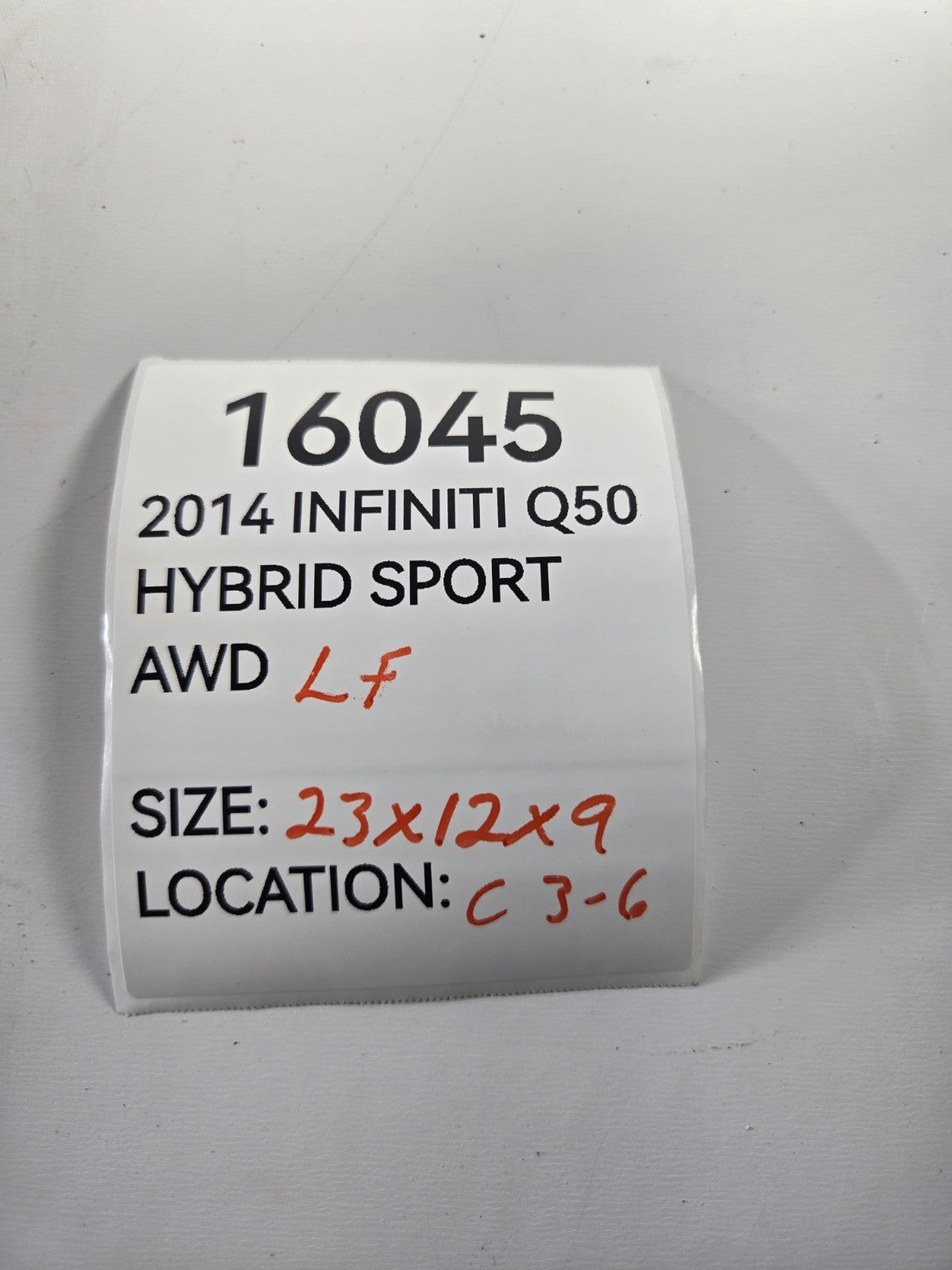2008 2024 Infiniti Q50 QX50 Left Driver Front Suspension Spindle Knuckle Hub OEM