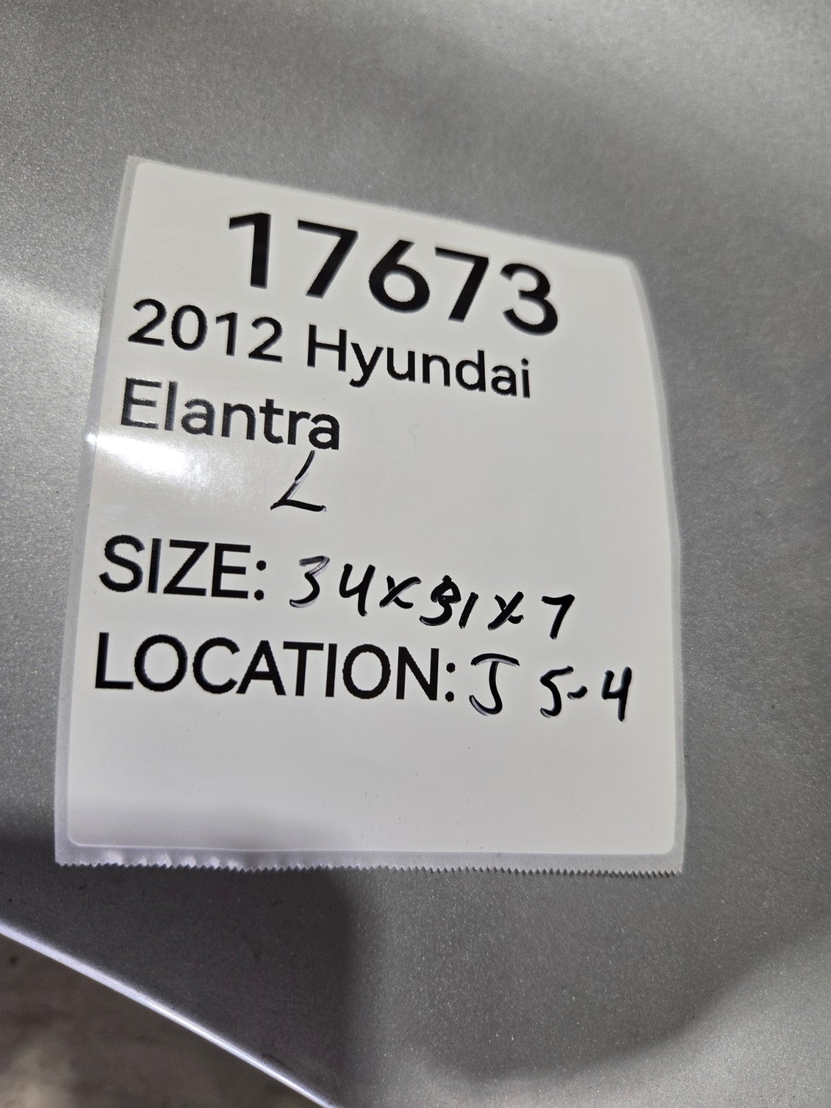 2011 2015 Hyundai Elantra Left Driver Side Front Fender Quarter Panel OEM x