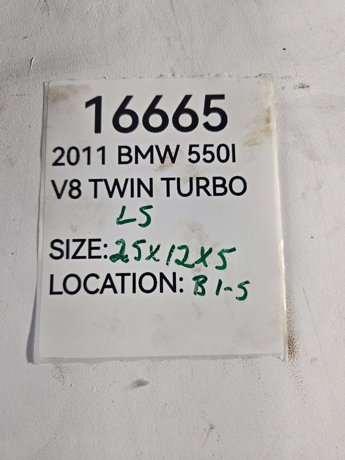 2010 2016 BMW 528i 535i 535d 550i Left Driver Side Rear Trunk Lid Hinge OEM