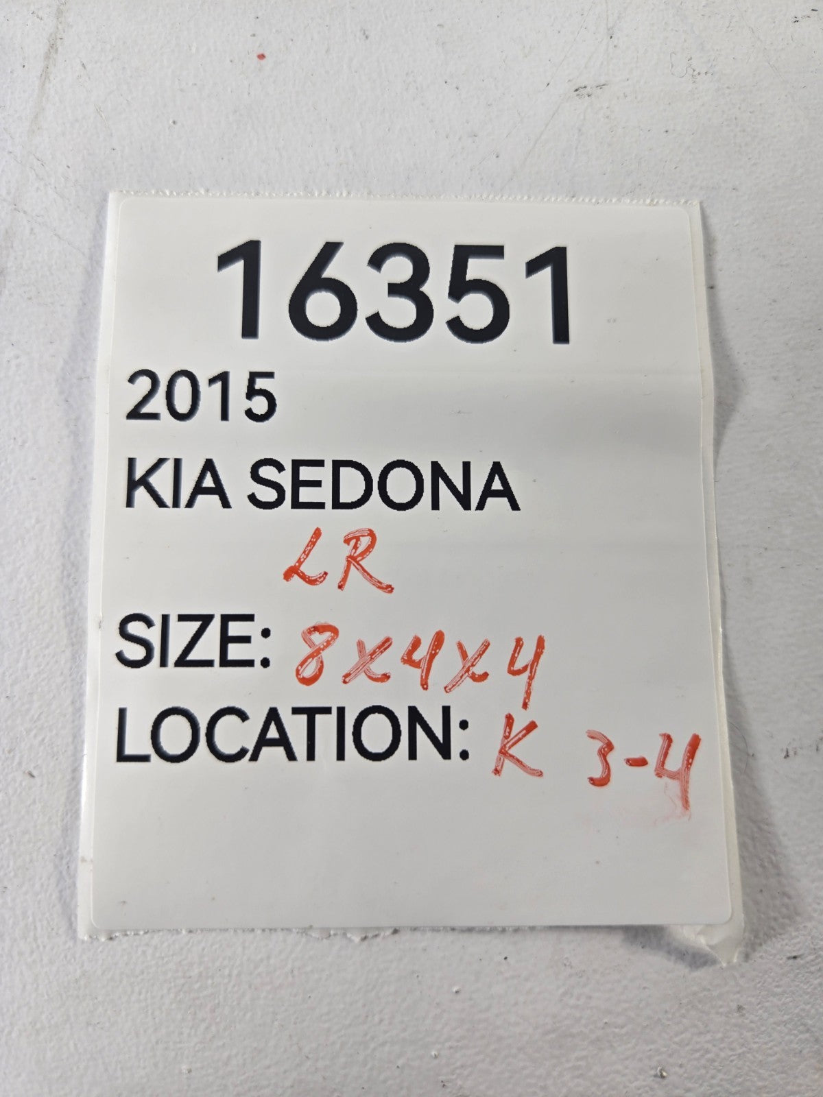 2015 2018 Kia Sedona Left Driver Sliding Door Wire Wiring Harness OEM 91650A9020