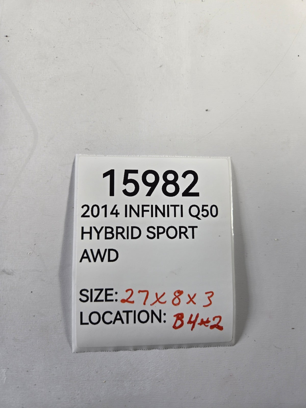 2014 2018 Infiniti Q Q50 Hybrid Radiator Heat Exchanger Cooler Inverter OEM