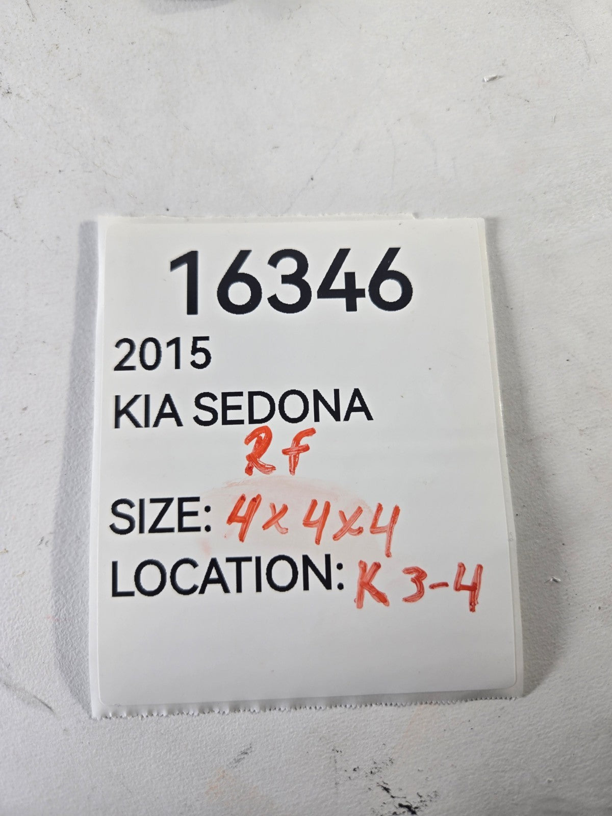 2015 2021 Kia Sedona Right Passenger Side Front Wheel Speed ABS Sensor OEM