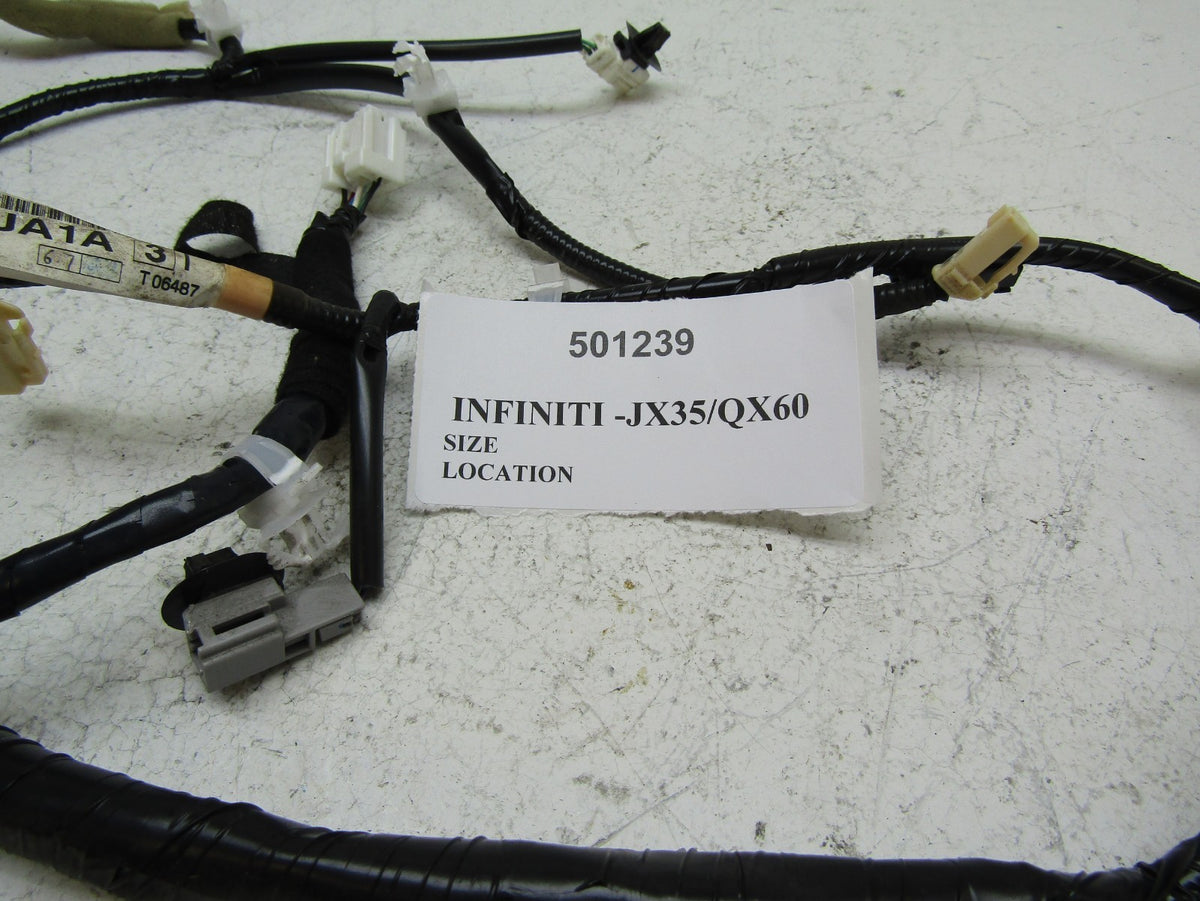 2015 Infiniti Qx60 rear back trunk wiper motor wire wiring harness 24071-3ja1a