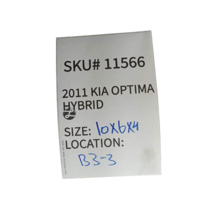 2011 Kia Optima Hybrid 2.4L Fuel Accelerator Throttle Body 35100-2G800 OEM 11566