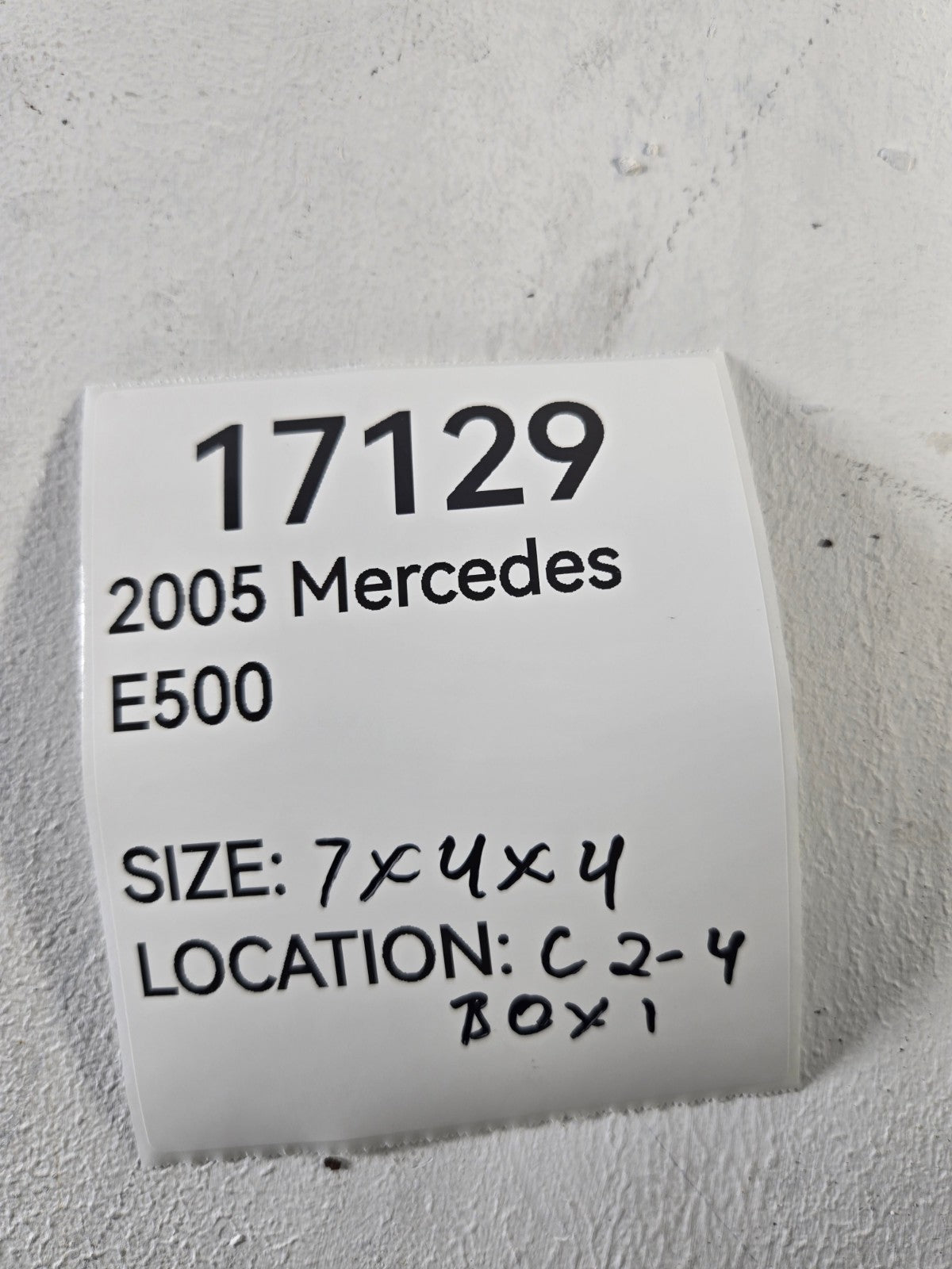 2003 2009 Mercedes Benz E500 Front Suspension Height Level Sensor Wire Harness
