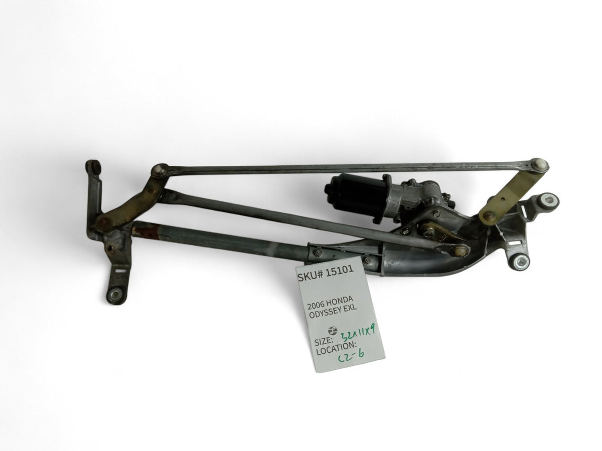 2005 2007 Honda Odyssey Front Windshield Wiper Motor Transmission Linkage OEM