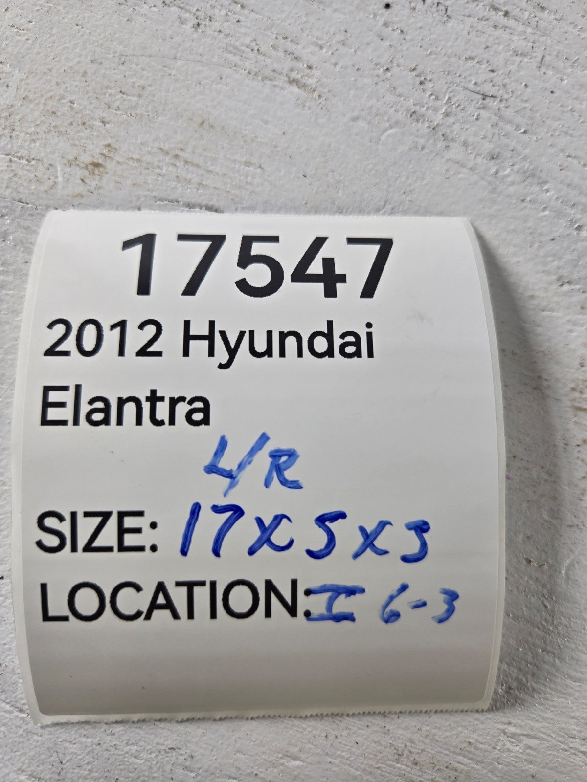 2011 2013 Hyundai Elantra Left Right Rear Suspension Shock Absorber Strut OEM