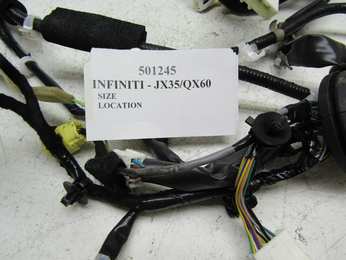 2015 Infiniti Qx60 left driver front door wire wiring harness cable 24125-3ja1a