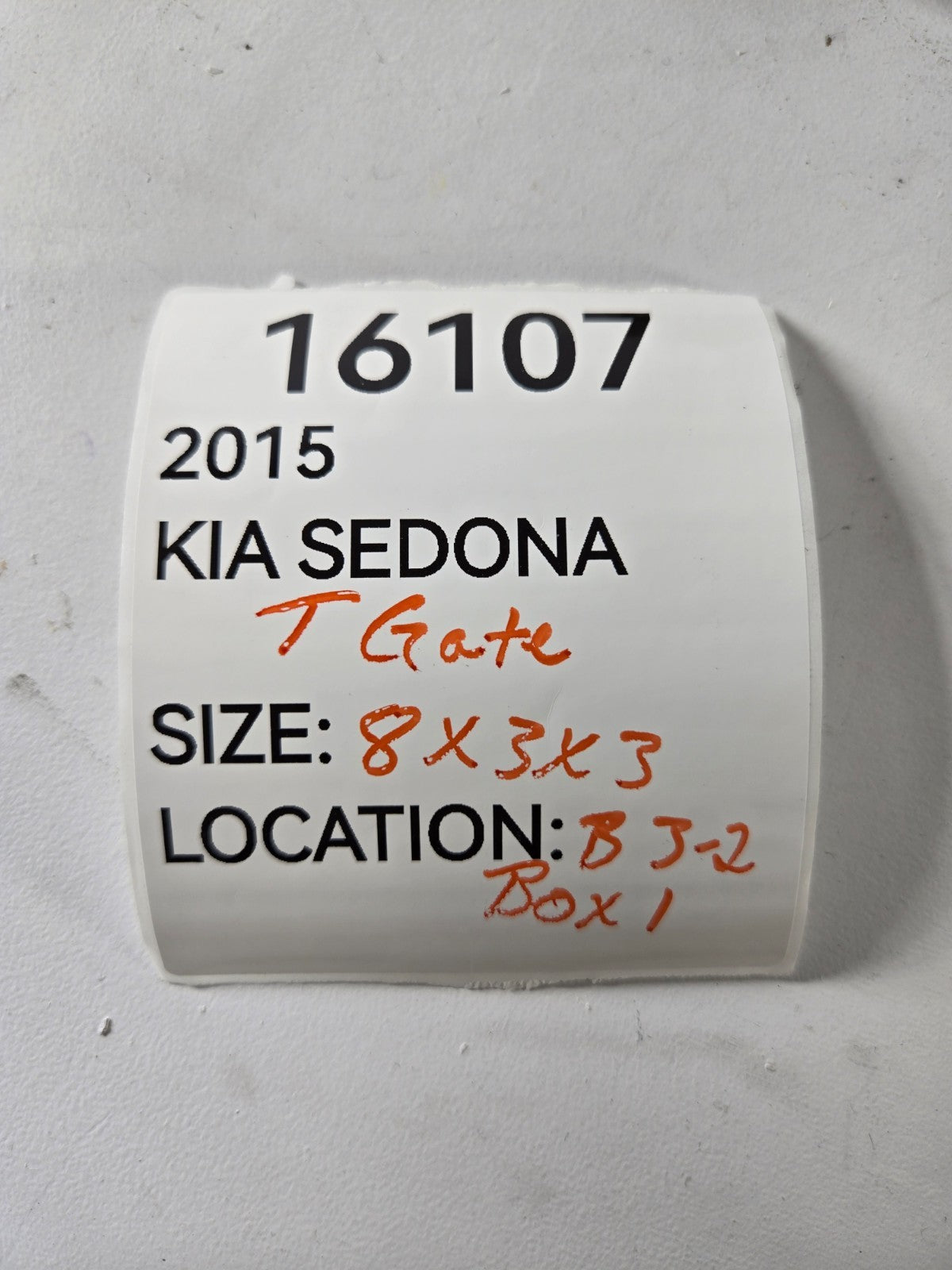 2015 2018 Kia Sedona Rear Trunk Tailgate Interior Grip Grab Pull Handle OE Beige