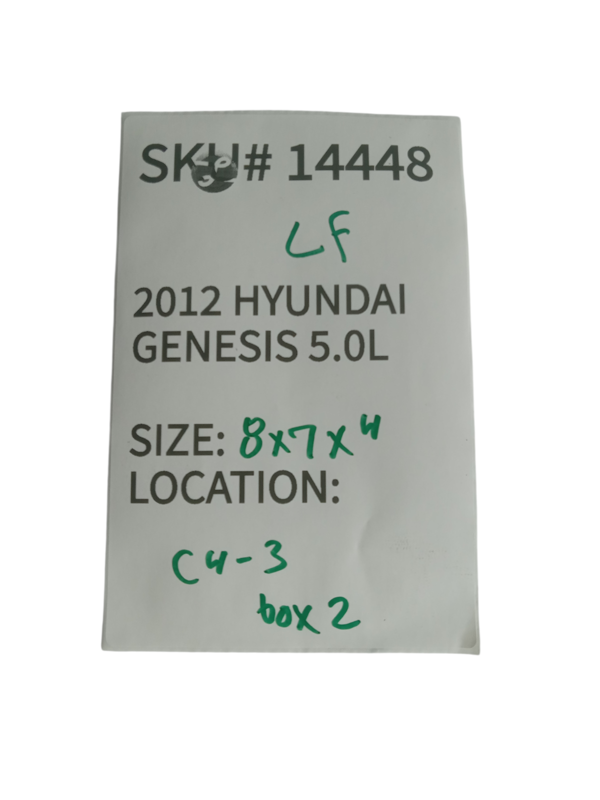 2009 2014 Hyundai Genesis Left Driver Front Ride Height Control Module Rod OEM