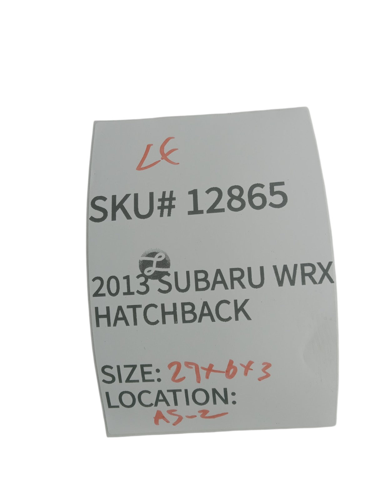 2011-2014 Subaru Impreza Left Front Windshield Wiper Arm OEM 12865