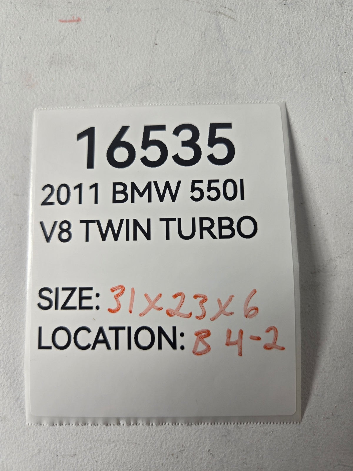 2010 2017 BMW 5 Series 550i GT xDrive Radiator Core Assembly OEM 17118664098