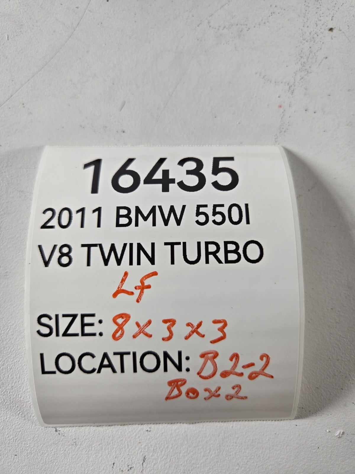 2010 2016 BMW 528i 535d Left Driver Front Door Brake Check Strap Stopper OEM