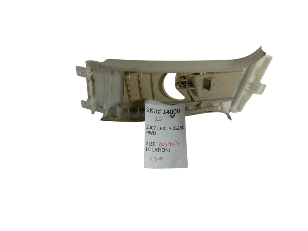 2007-2008 Lexus IS250 Right Front B-Pillar Upper Trim 62411-53080 OEM 14000