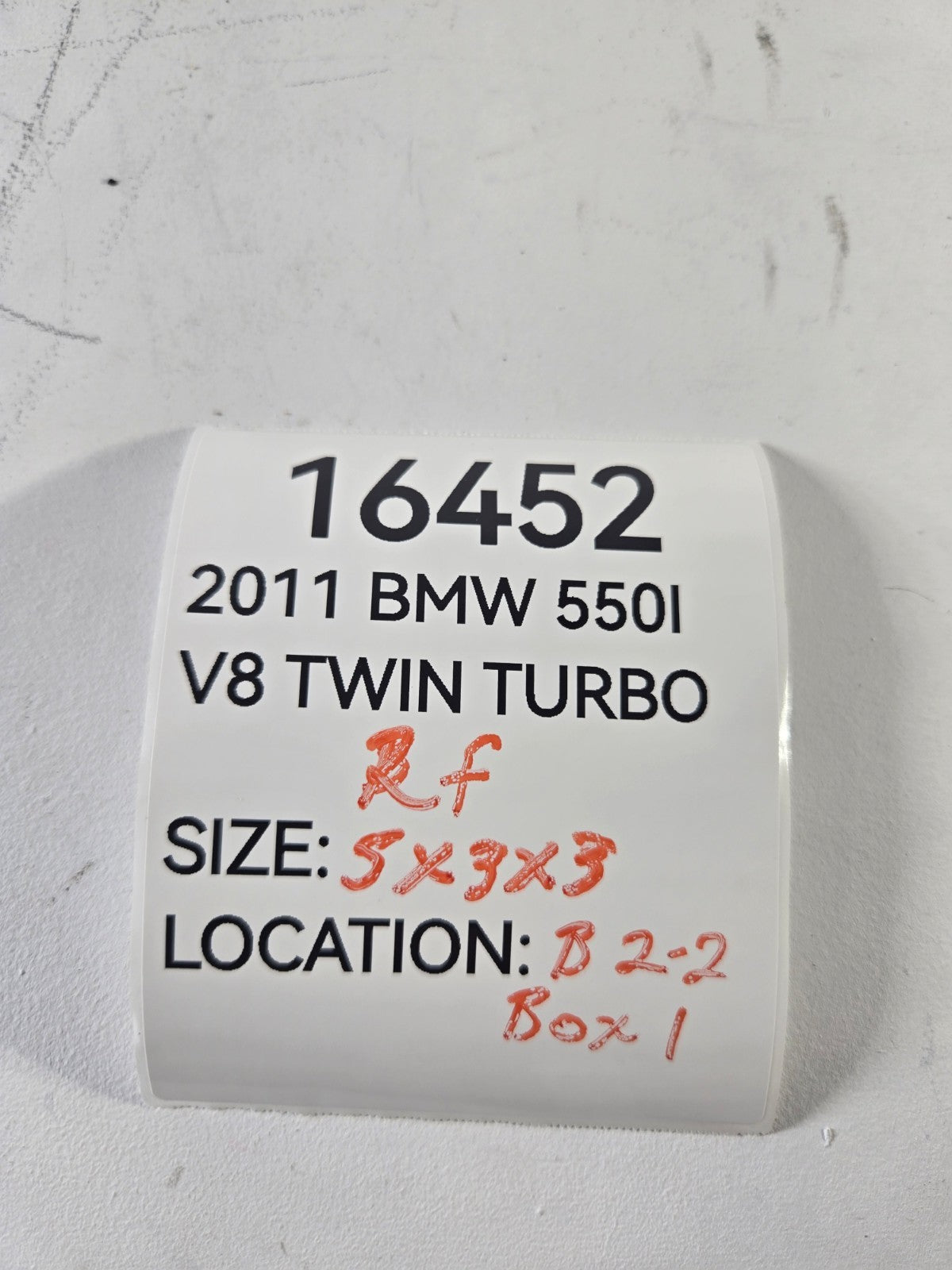 2010 2016 BMW 528i 535d Right Passenger Side Front Wheel Speed ABS Sensor OEM