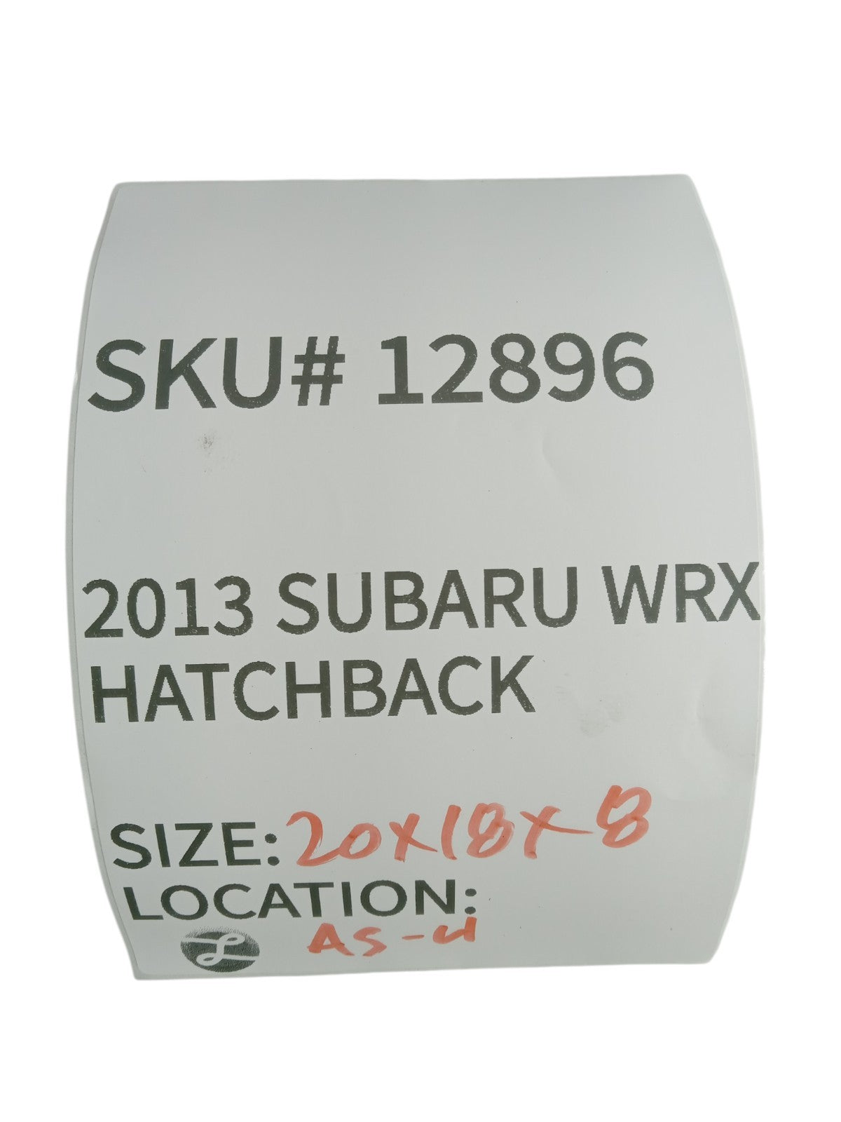 2011-2014 Subaru Impreza Spare Tire Trunk Foam Space 95086FG030 OEM 12896