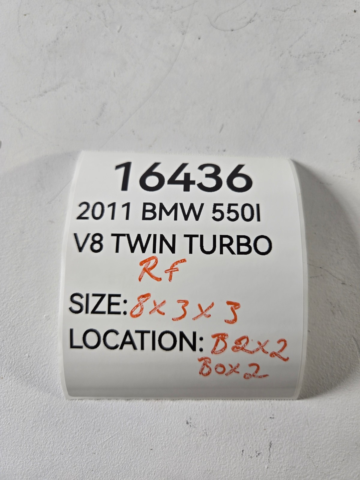 2010 2016 BMW 528i 535d Right Passenger Front Door Brake Check Strap Stopper OEM