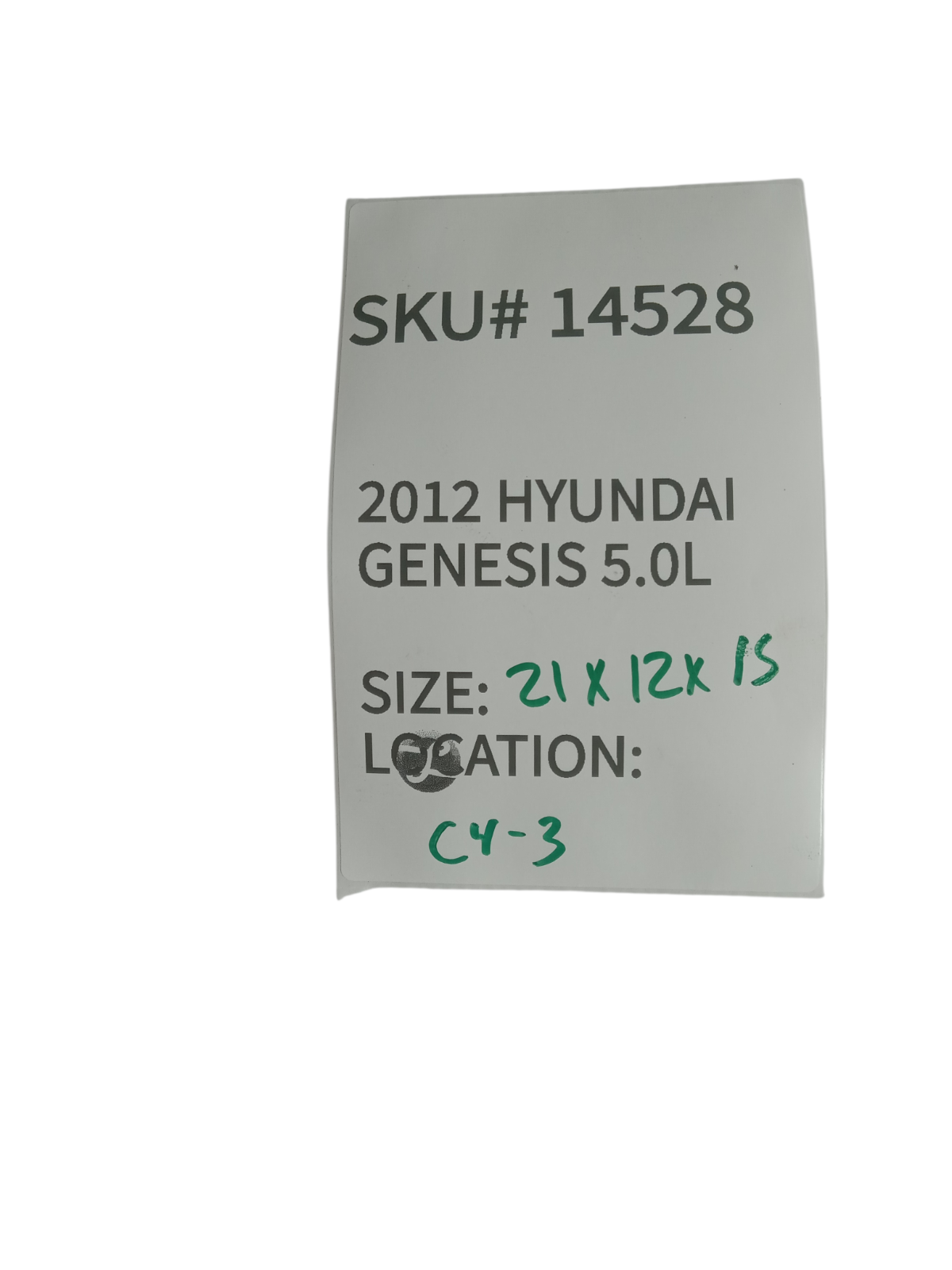 2012 2013 2014 Hyundai Genesis Dash Instrument Glove Box Storage Compartment OEM