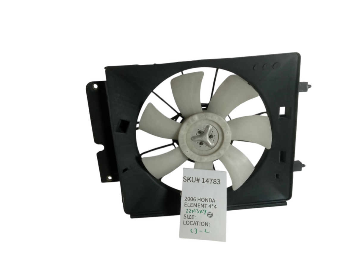 2003 2006 Honda Element 2.4L A/C Condenser Cooling Fan Motor OEM 38615PZDA01