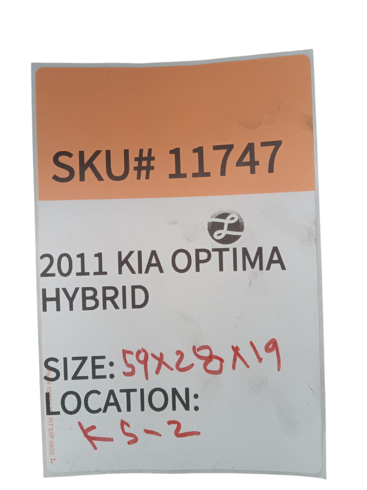 2011 2013 Kia Optima Hybrid Dashboard Instrument Panel OEM 847102T100VA x