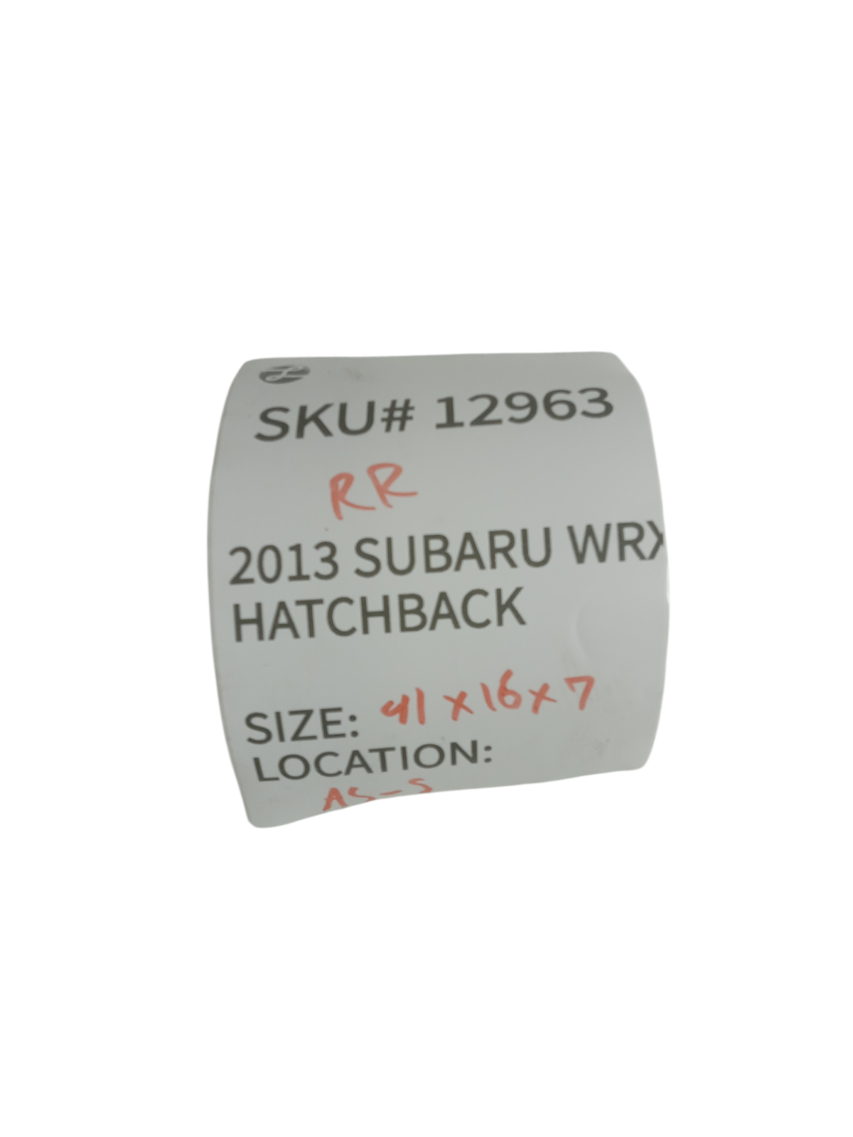 2011-2014 Subaru Impreza Right C Pillar Trim Cover Panel Hatchback OEM 12963