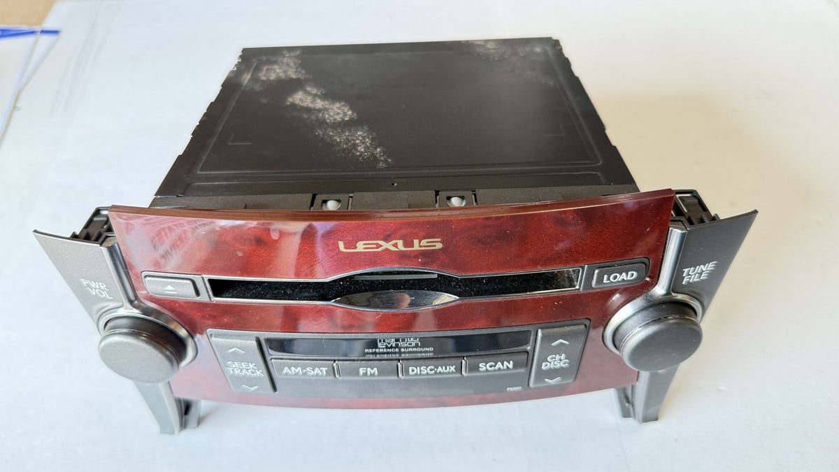Lexus LS460 Radio Receiver Assy, AM/FM/6-Disc CD/DVD 86120-50F10 Genuine OEM