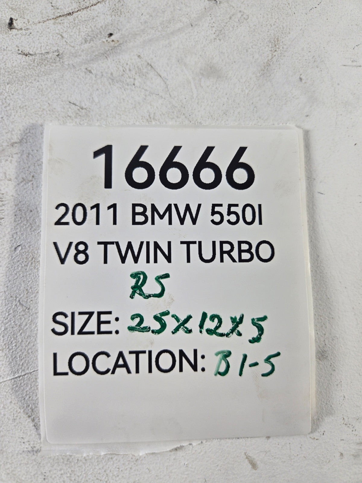 2010 2016 BMW 528i 535i 535d 550i Right Passenger Side Rear Trunk Lid Hinge OEM