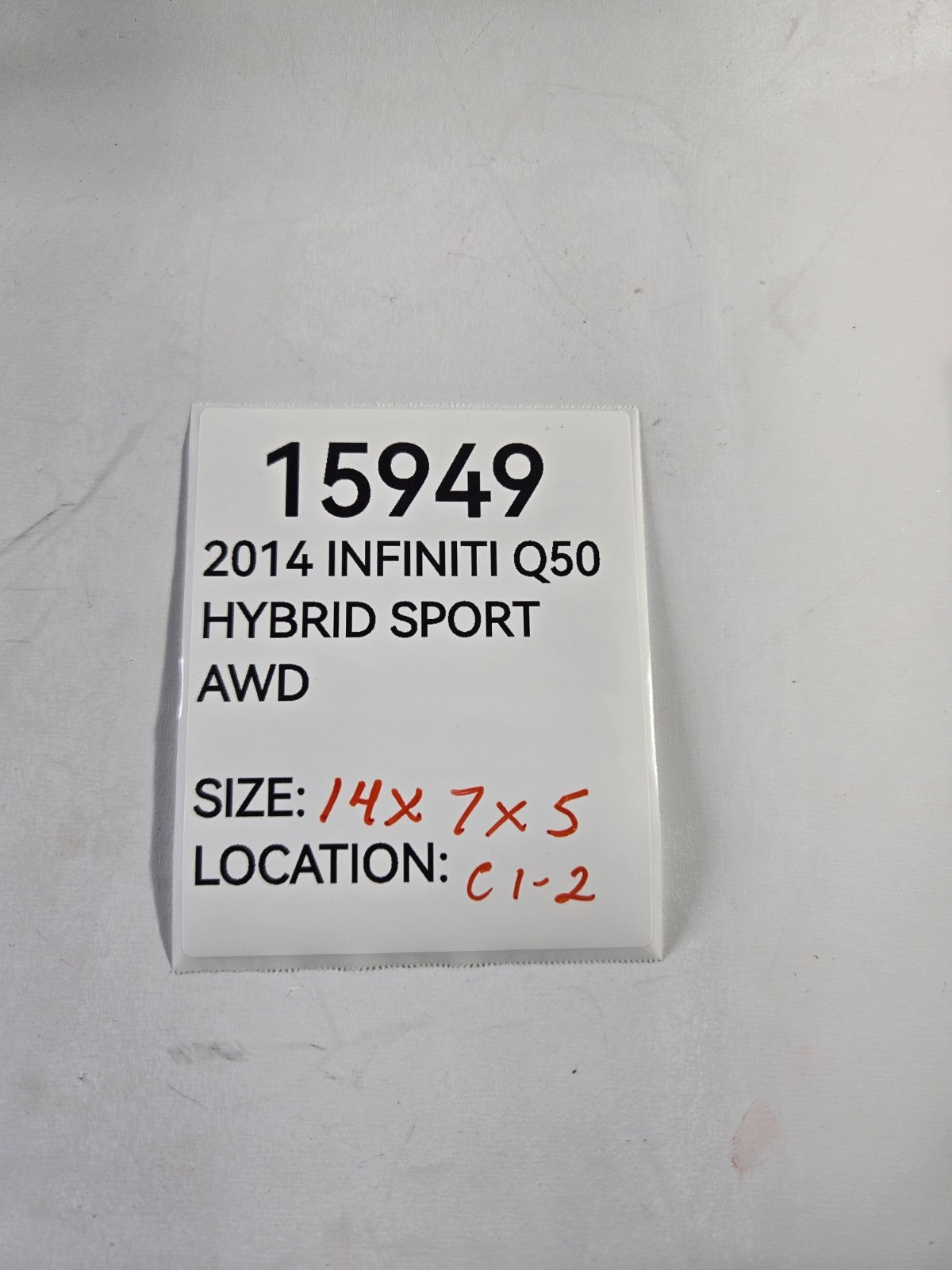 2014 2018 Infiniti Q Q50 Hybrid Dash Instrument Cluster Speedometer Gauge OEM