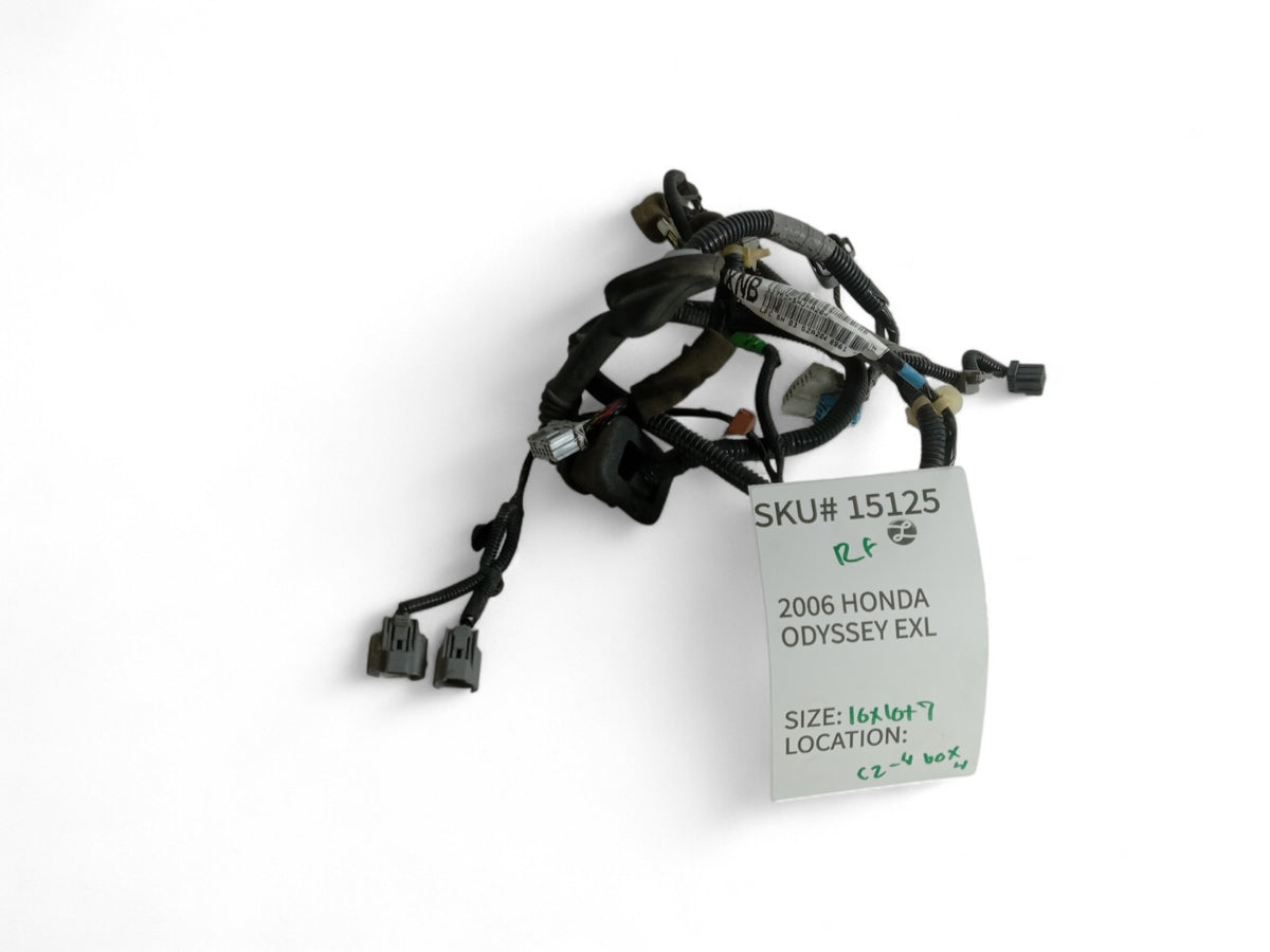 2005 2006 Honda Odyssey Right Front Door Wire Harness OEM 32752SHJA20