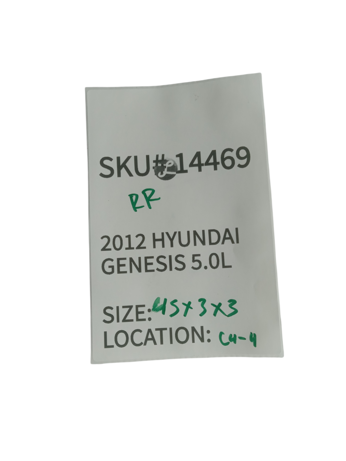2011 2014 Hyundai Genesis Right Passenger Side Rear Door Outer Weather Strip OEM
