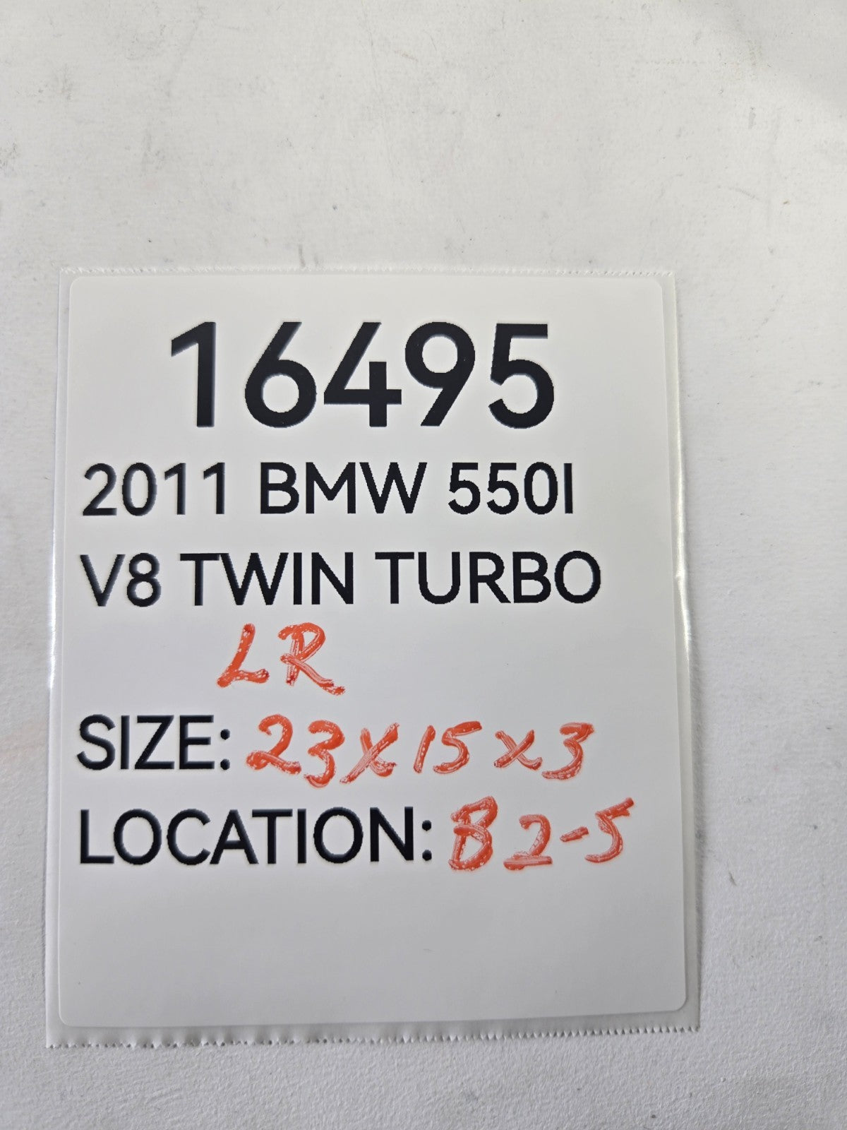 2010 2016 BMW 528i 550i Left Driver Side C Pillar Upper Inner Trim OEM Gray