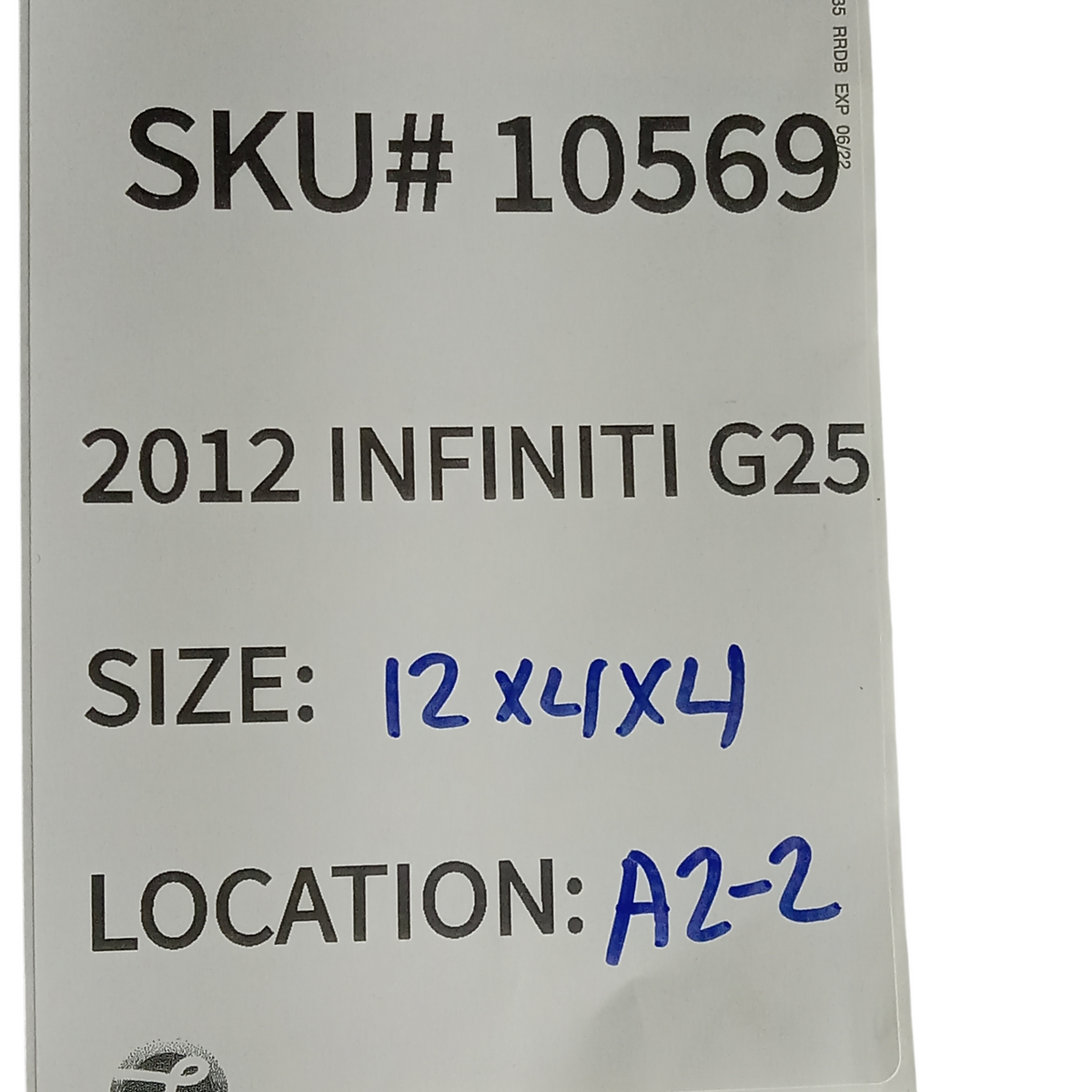 2011-2012 Infiniti G25 Left Rear Door Power Window Switch Bezel Trim OEM 10569