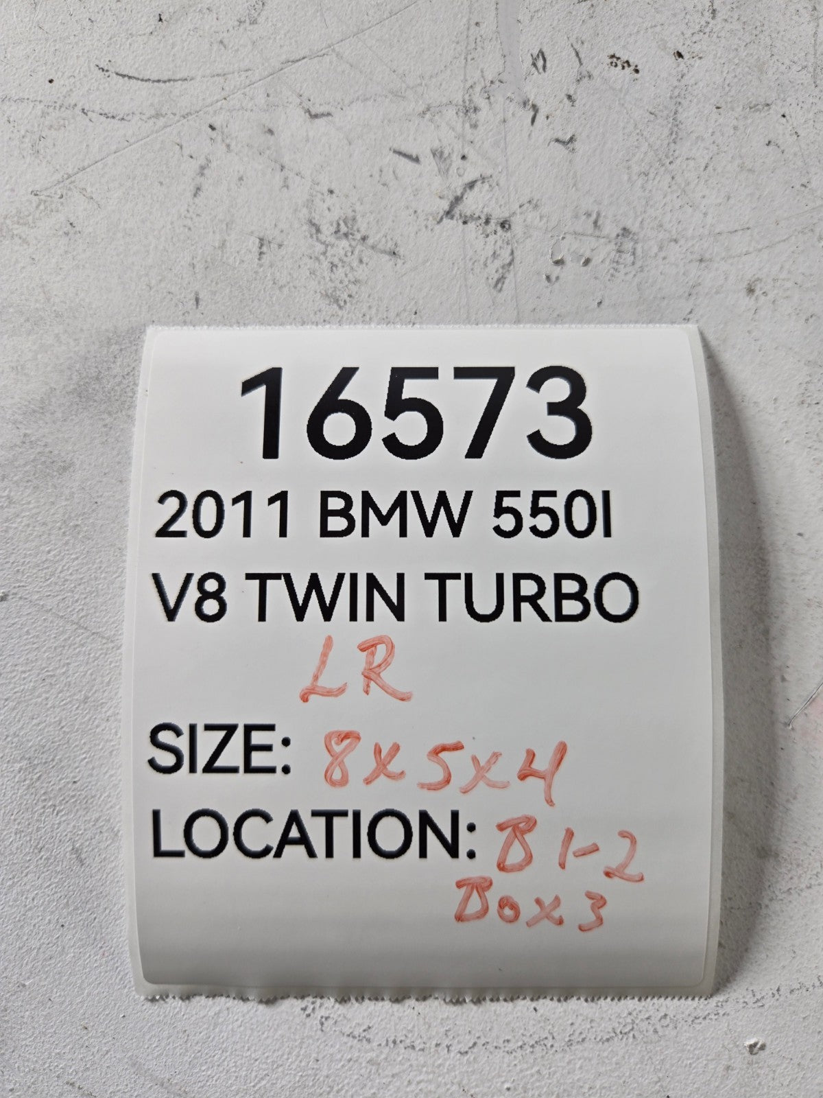 2010 2016 BMW 528i 535d 550i Left Driver Side Rear Seat Belt Retractor OEM