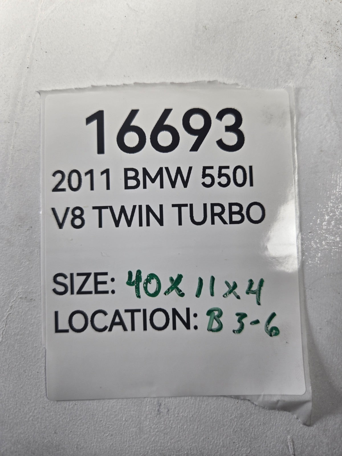 2010 2016 BMW 528i 535d 550i Rear Suspension Stabilizer Sway Bar Anti Roll OEM