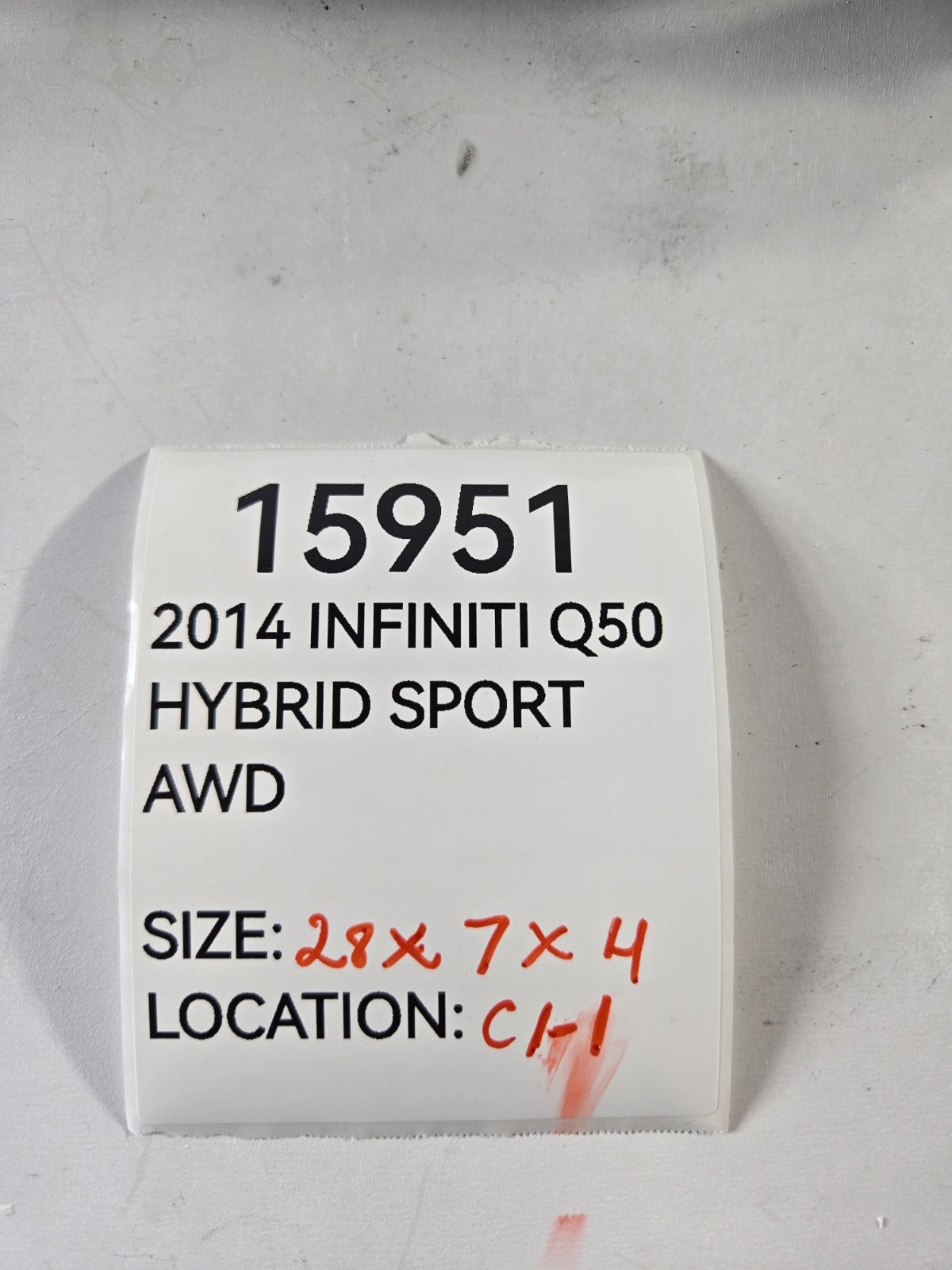 2014 2018 Infiniti Q Q50 Hybrid Coolant Inverter Reservoir Bottle Hose Pipe OEM