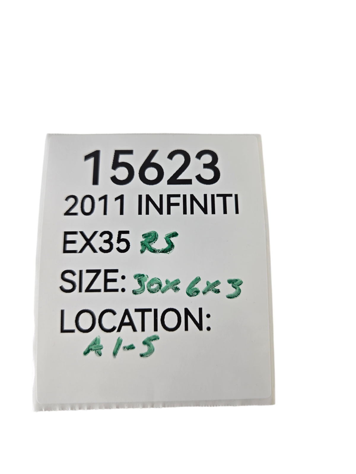 2008 2017 Infiniti EX EX35 EX37 QX QX50 Right Passenger Side Fender Hood Seal OE