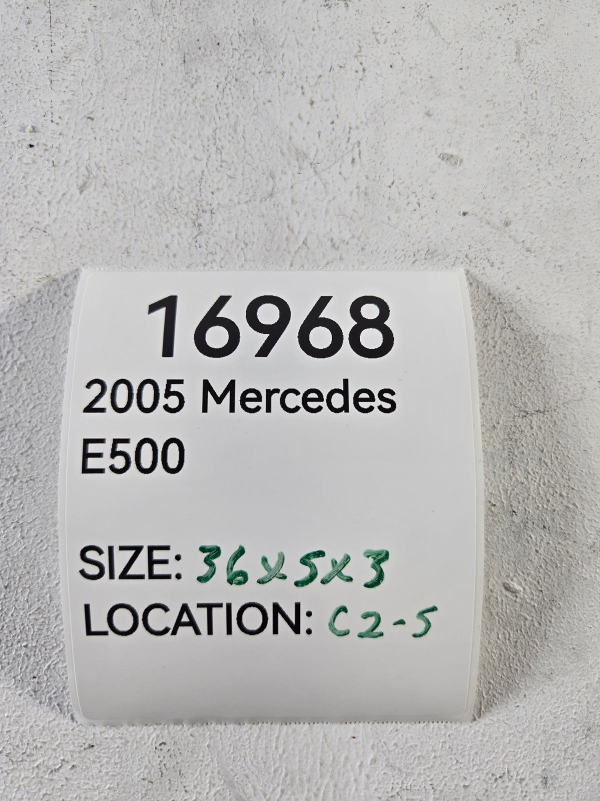 03-06 Mercedes E500 W211 Rear Deck Parcel Shelf Speaker Grille 2116900130 OEM